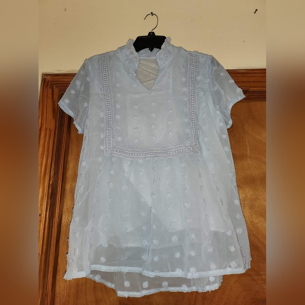 Swiss Dot Boutique Top